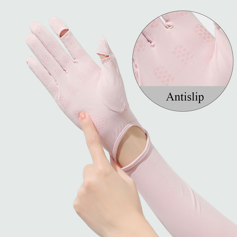 Outdoor Sport Gloves - Ice Silk Sunscreen Sleeve Women's Long