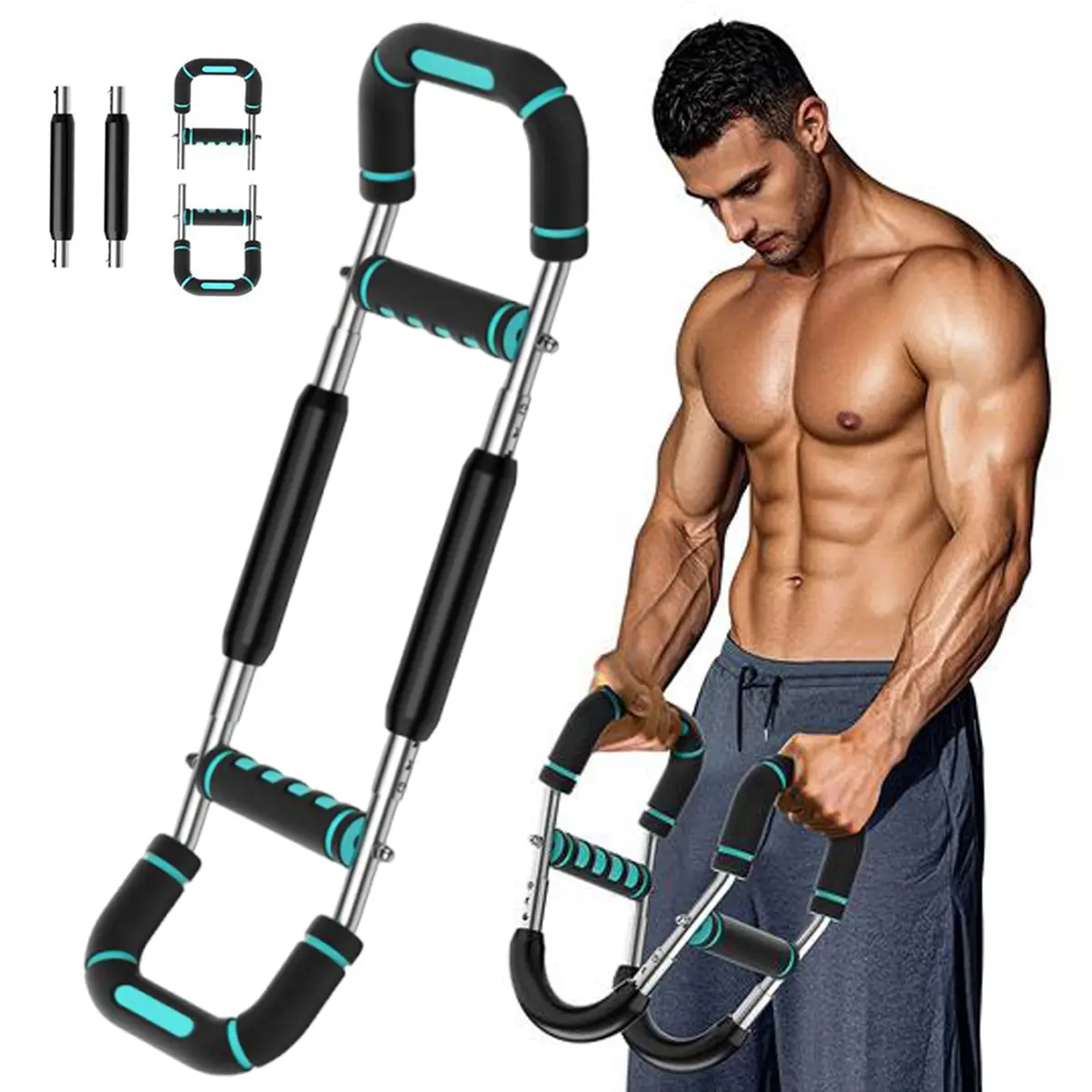 Outdoor Sport Bar - Adjustable Power Twister Bar Arm Trainer,