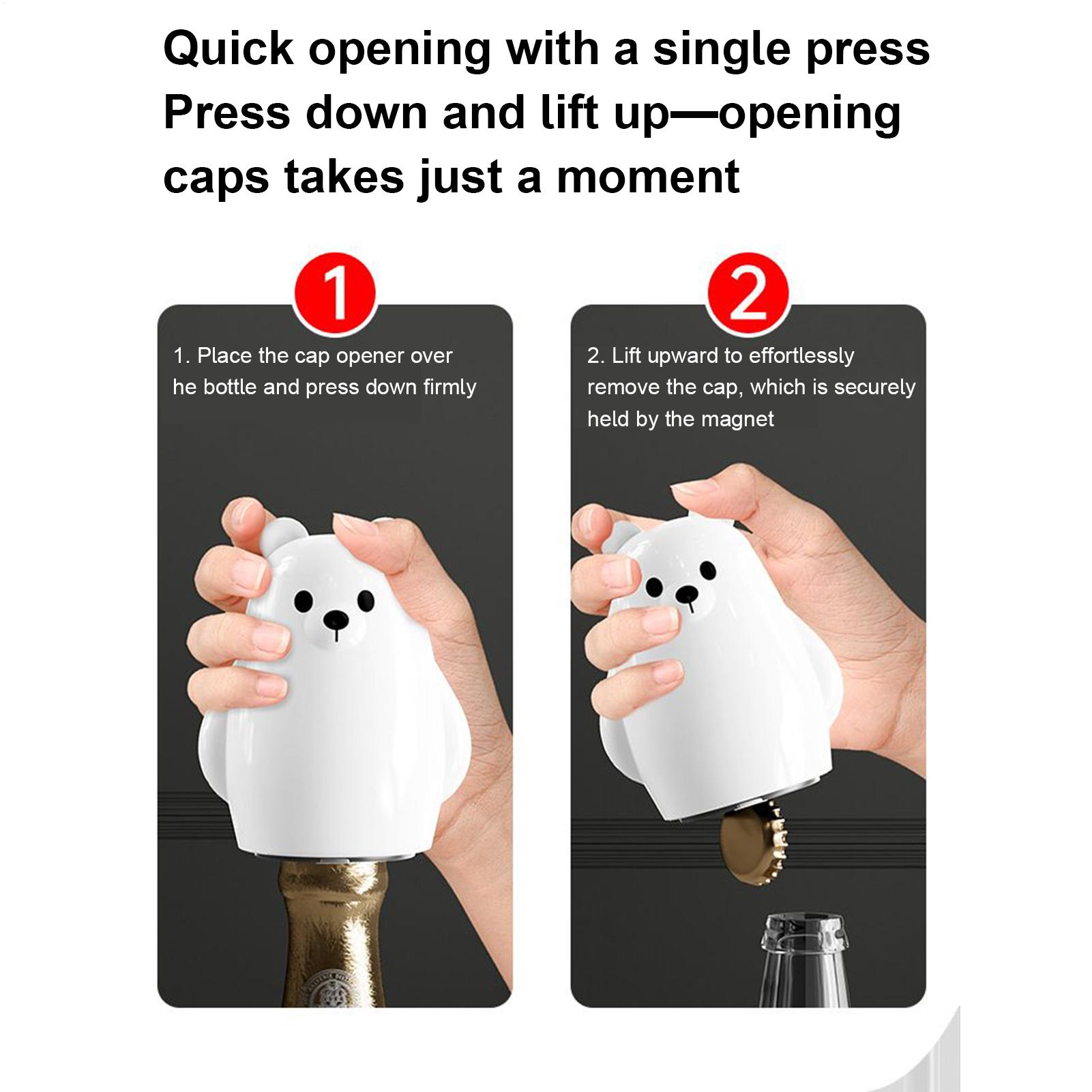 Press Bottle Opener Polar Bear - Outdoor Sport Games recensie en prijs