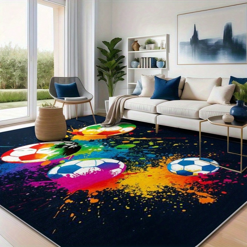 Colorful Graffiti Splash Footb - Outdoor Sport Background recensie en prijs