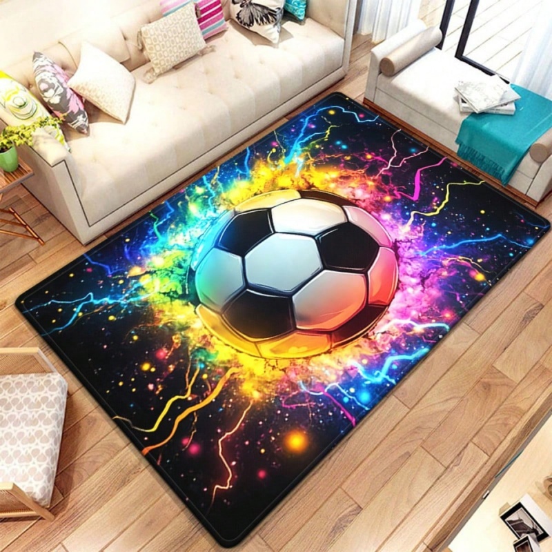 Colorful Graffiti Splash Footb - Outdoor Sport Background recensie en prijs