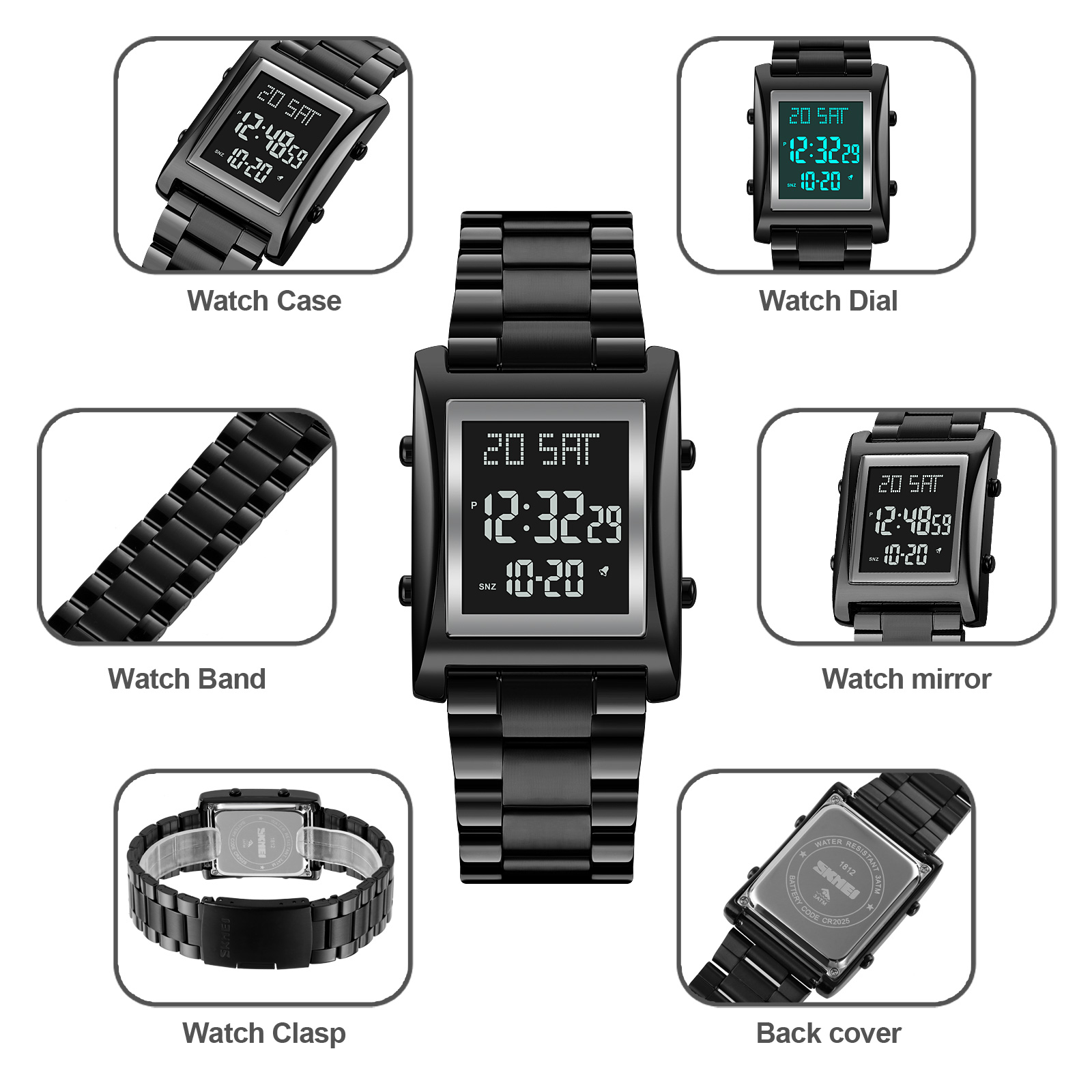 SKMEI Simple Alarm Clock Sport - Outdoor Sports List recensie en prijs