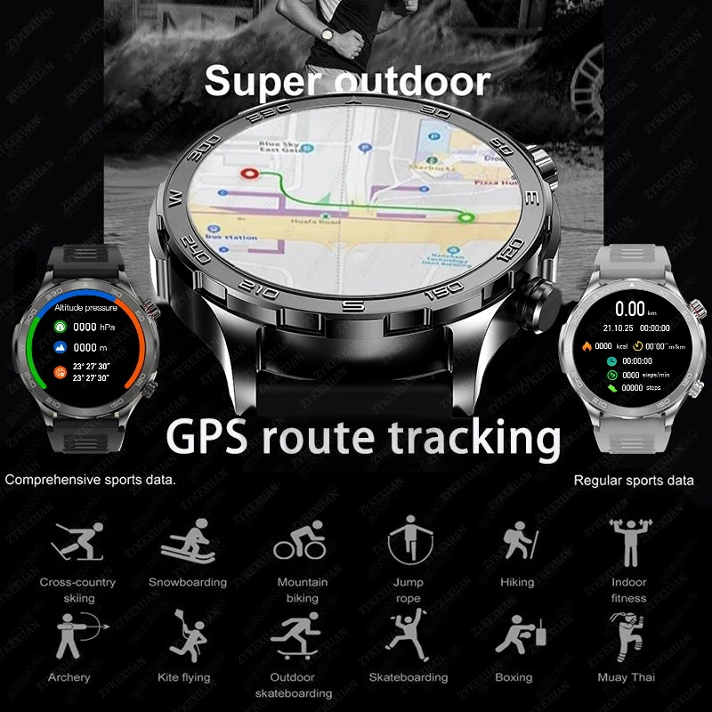 New GPS Track Smart Watch Men  - Outdoor Sport Day recensie en prijs
