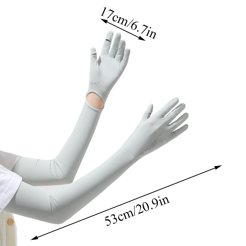 Ice Silk Sunscreen Sleeve Wome - Outdoor Sport Gloves recensie en prijs