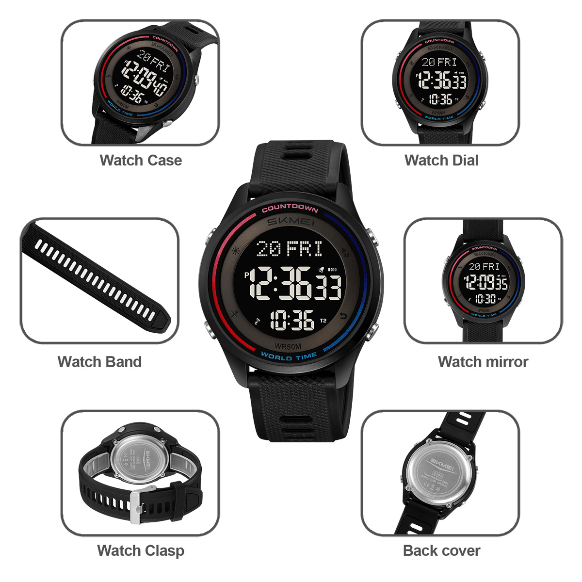 SKMEI Fashion Military Digital - Outdoor Sports List recensie en prijs