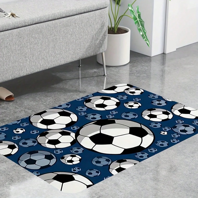 Black Gray Swirl Soccer Print  - Outdoor Sport Area recensie en prijs