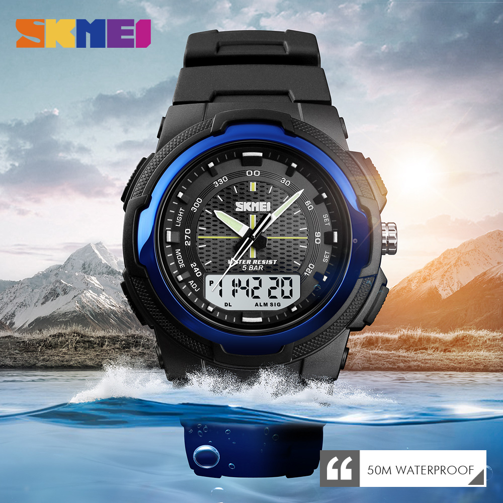 SKMEI Outdoor Back Light Dual  - Outdoor Sports List recensie en prijs