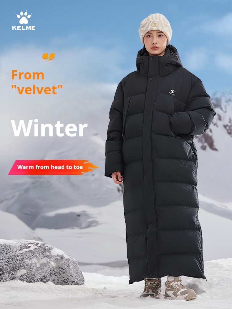 Kelme Extended Down Jacket 202 - Outdoor Sport Winter Jacket recensie en prijs