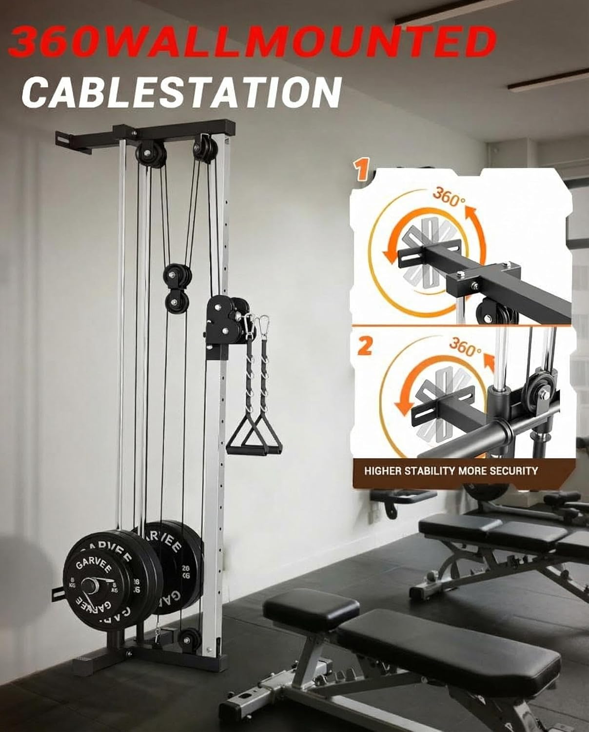 Wall Mount Cable Station Dual  - Outdoor Sport Bar recensie en prijs