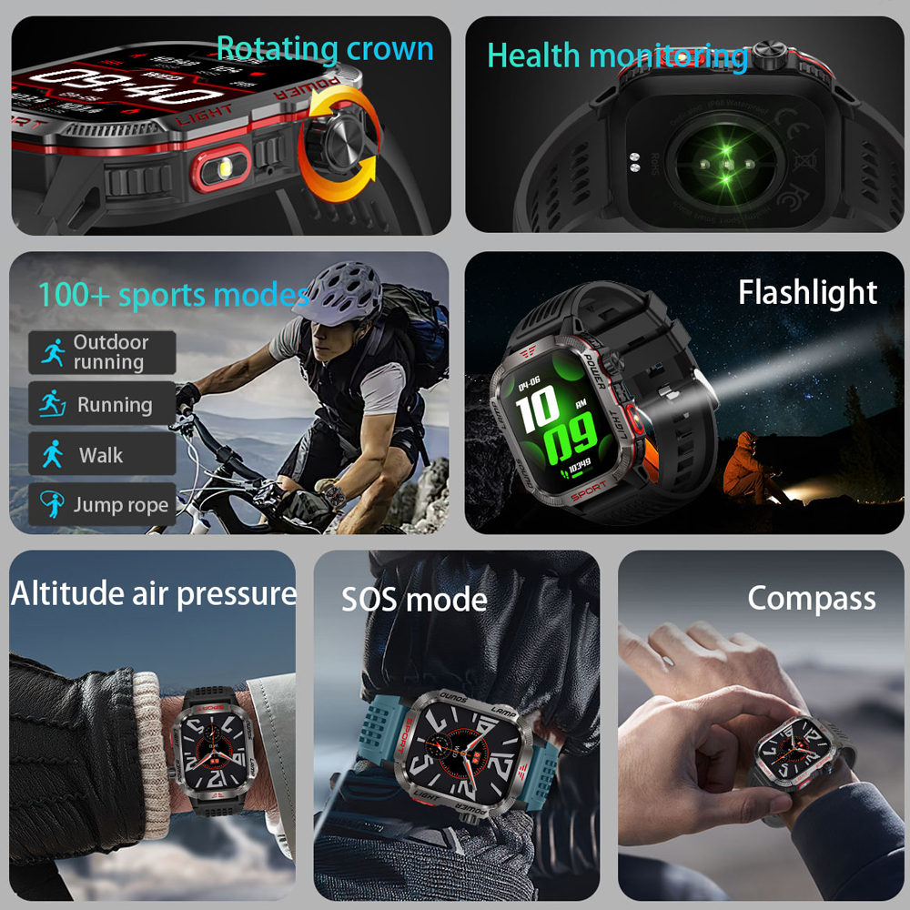 New Military GPS Smart Watch M - Outdoor Sport Day recensie en prijs