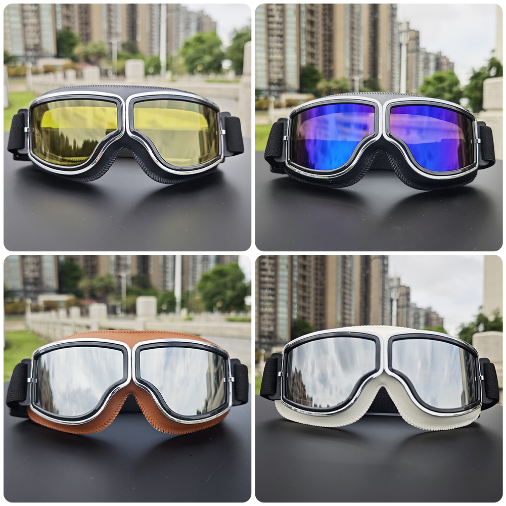 Newest -Style Leather Goggles  - Outdoor Sports Store recensie en prijs