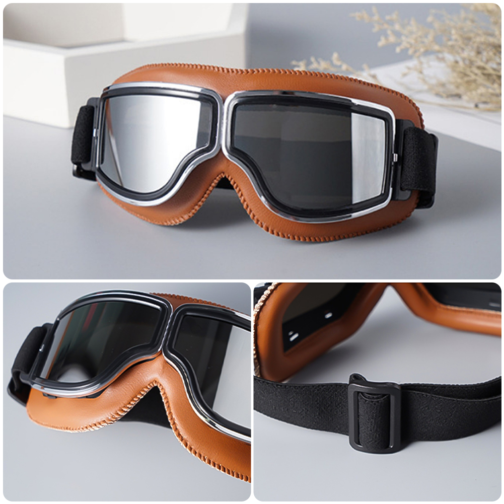 Newest -Style Leather Goggles  - Outdoor Sports Store recensie en prijs