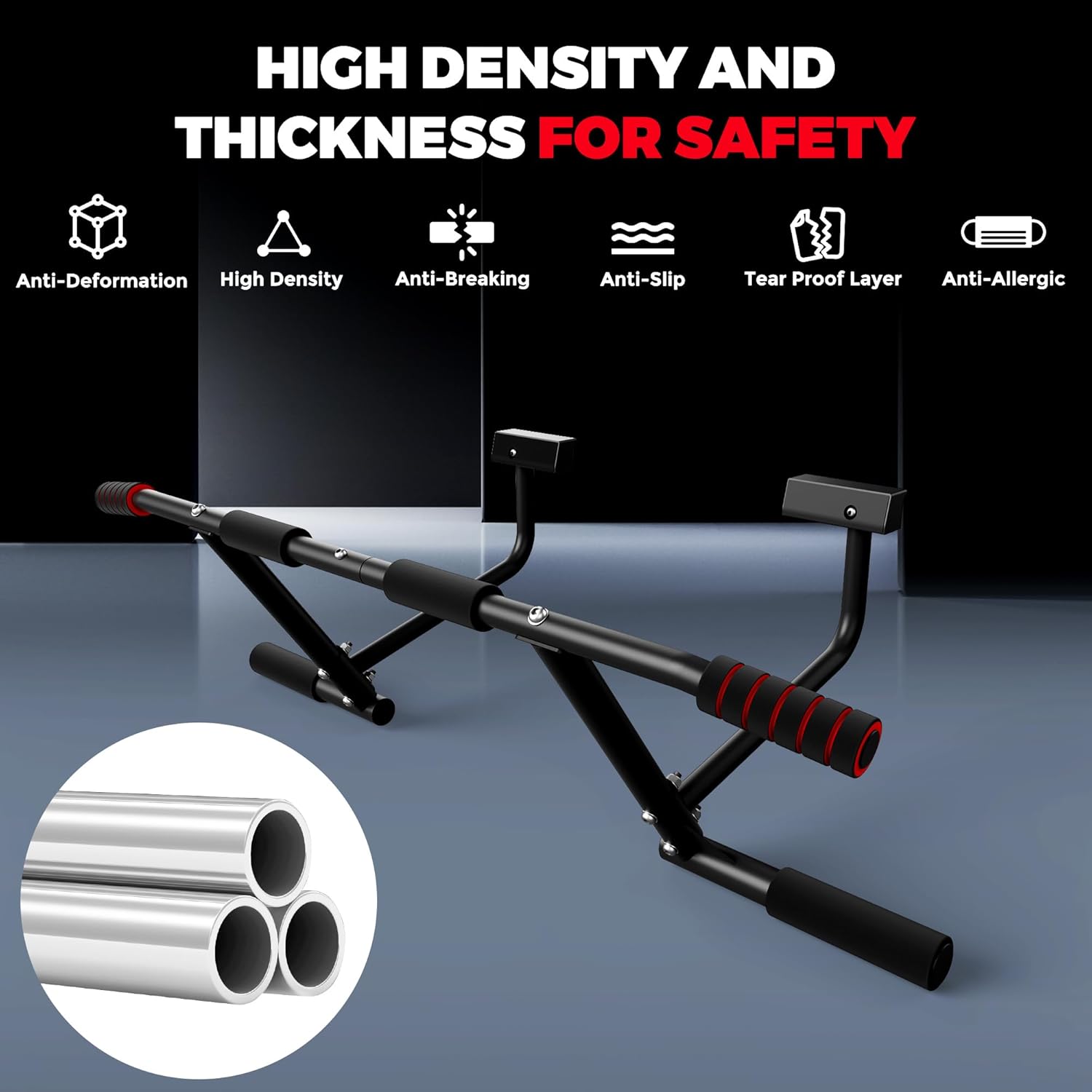 440 lbs Heavy Duty Pull Up Bar - Chin Bar Doorway recensie en prijs