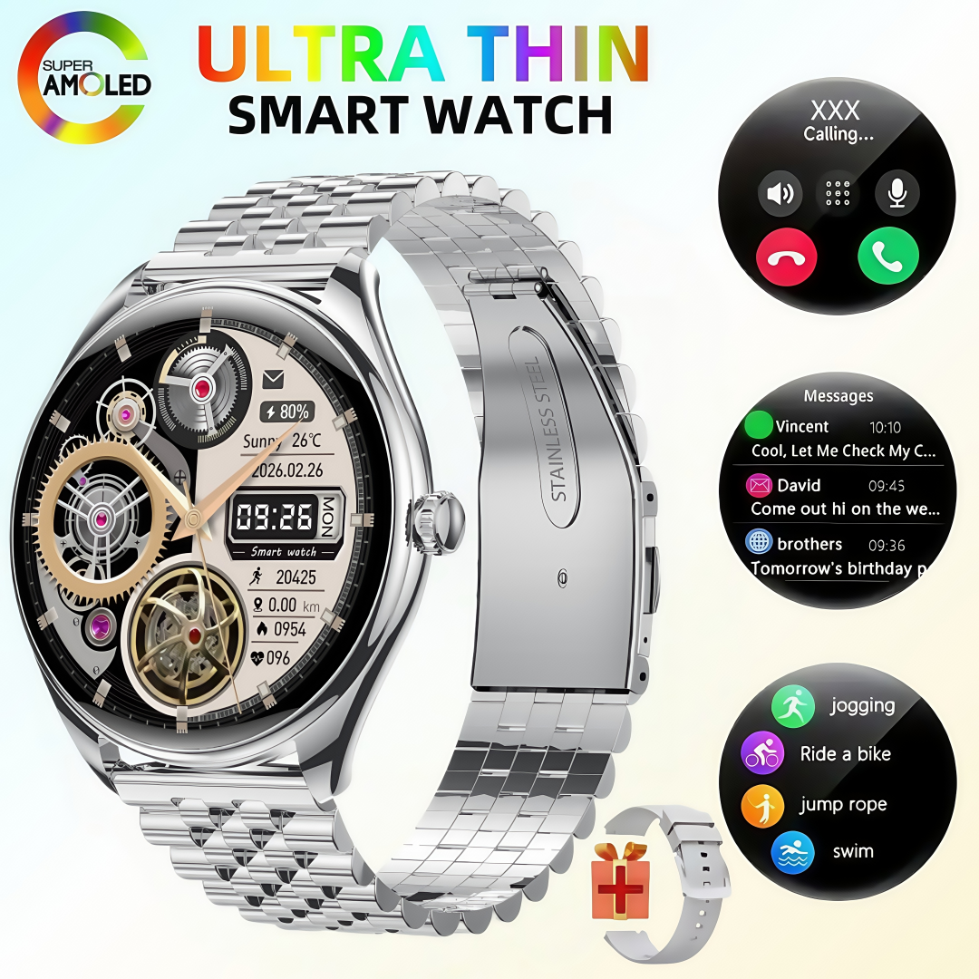 MT55 Smart Watch 1.43 Inch Amo - Outdoor Sport Day recensie en prijs