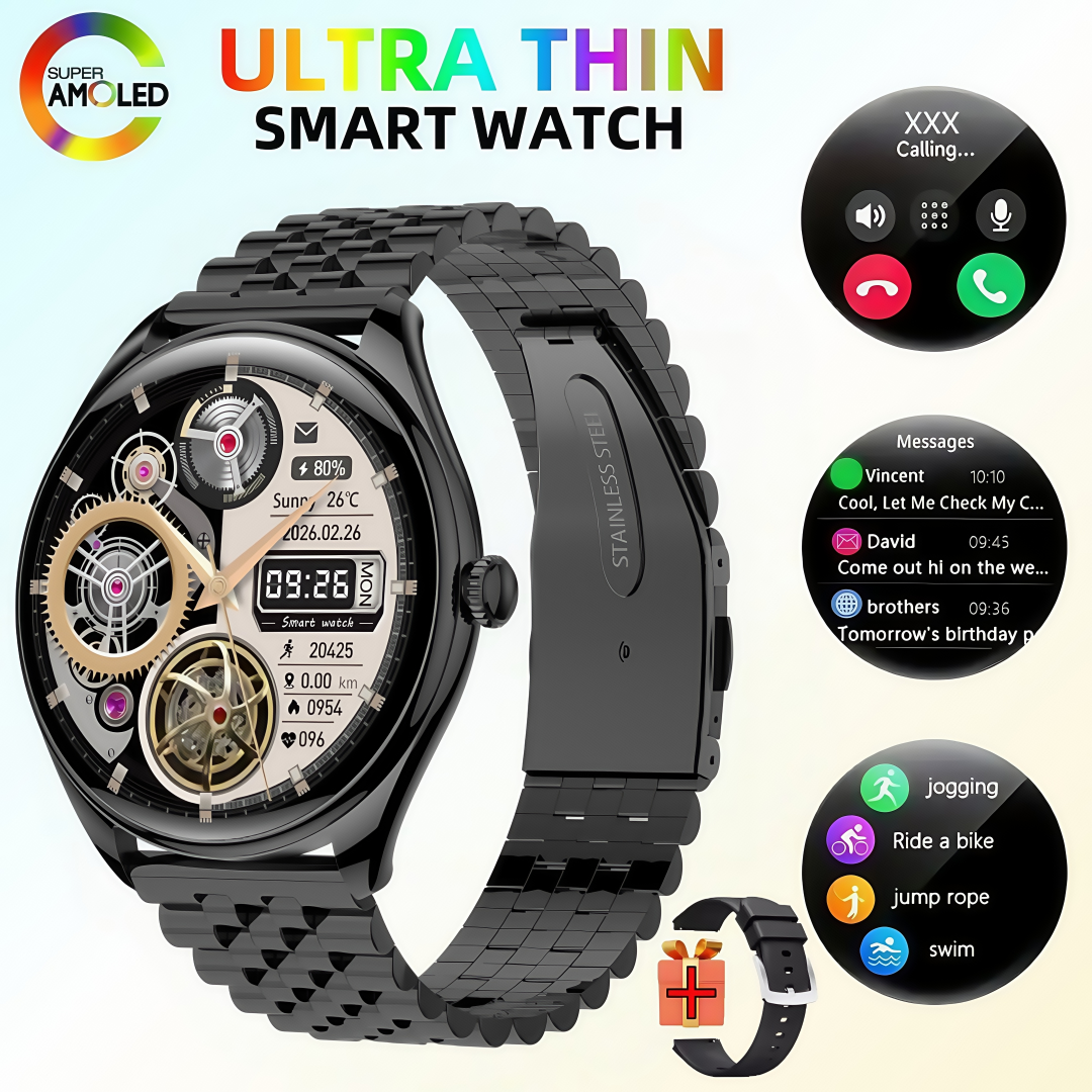 MT55 Smart Watch 1.43 Inch Amo - Outdoor Sport Day recensie en prijs